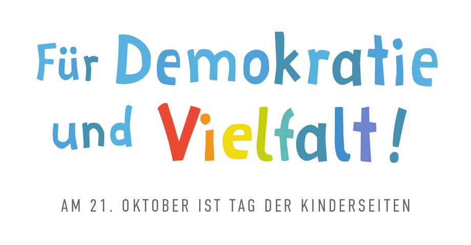 Schriftzug Für Demokratie und Vielfalt!