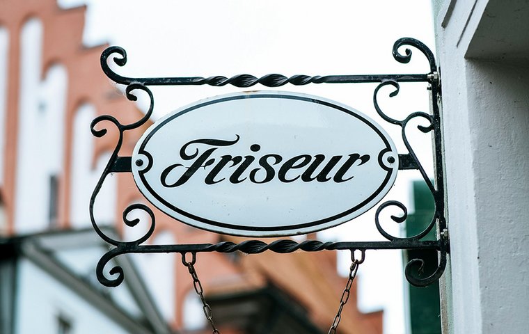 Ladenschild "Friseur"