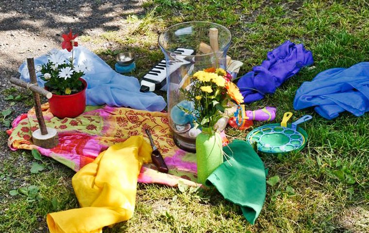 Zubehör Kindergottesdienst auf Wiese