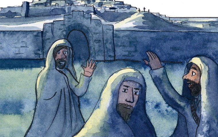 Abschied vor Jerusalem