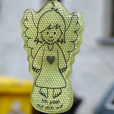 Gelber Reflektor-Engel