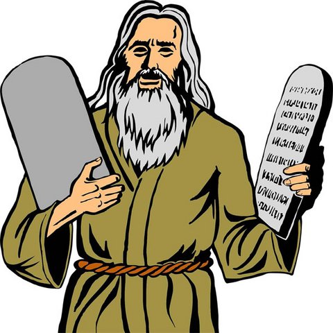 Schawuot Moses erhält die 10 Gebote.