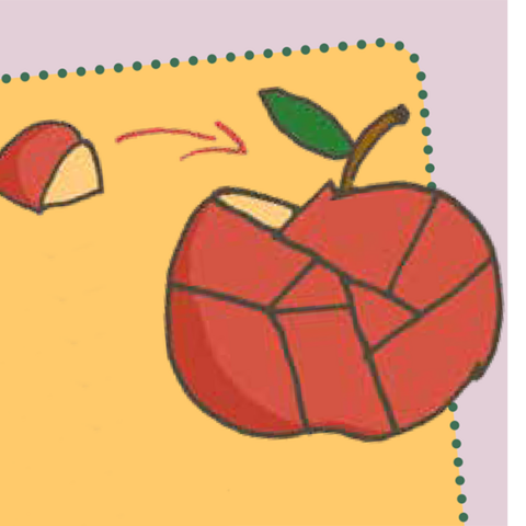 Apfel-Puzzle