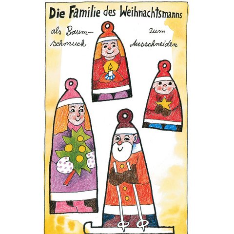 Weihnachtsmann und Familie