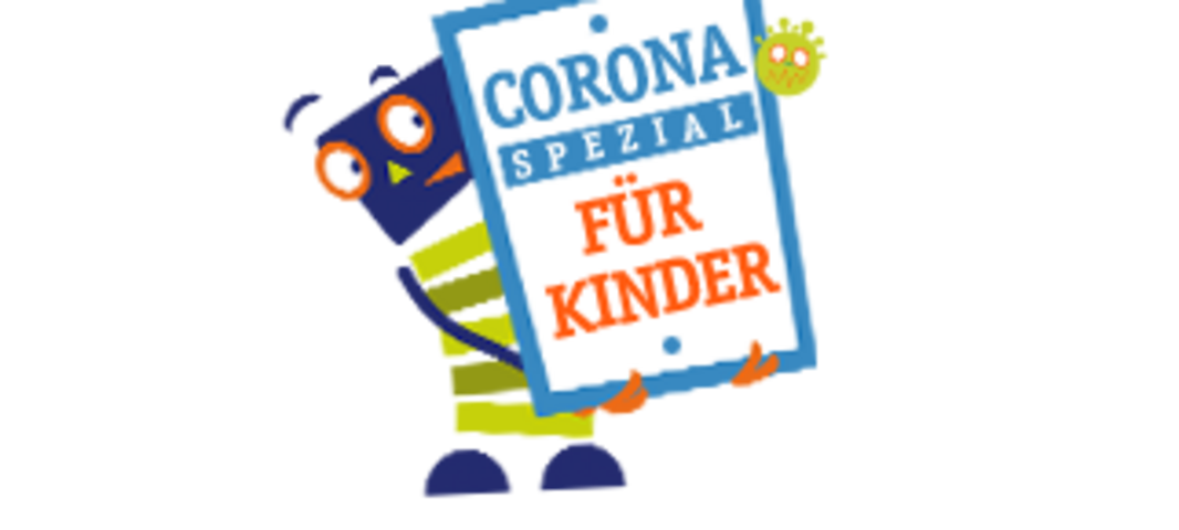 Corona-Spezial von Seitenstark Maskottchen Starky