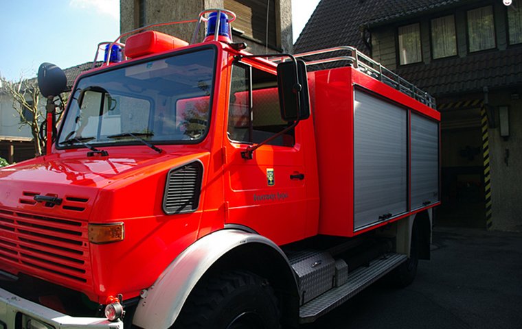 Roter Feuerwehrwagen