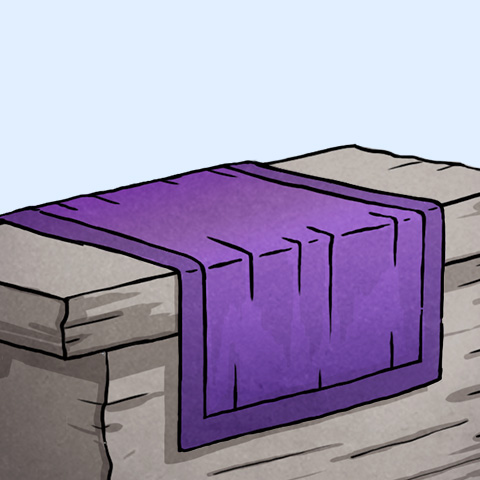 Teaser Altartuch violett Altarraum